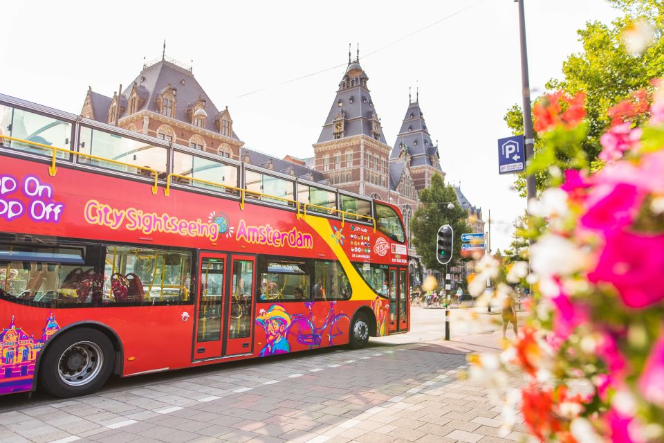 hop on hop off autobus wycieczka łodzią amsterdam ()